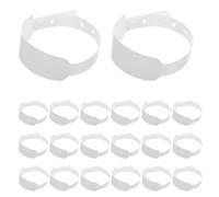 SUPVOX 100 Pièces Bracelet D'identification Hospitalier Ajustable Blanc en