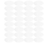 SUPVOX 100 Pièces Cabochon Plat en Verre Ovale Transparent pour Loisirs