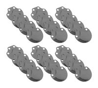 SUPVOX 100 Pièces d'Écailles d'Armure en Acier Inoxydable Matériaux pour Réparation et Création d'Armures Médiévales, Costumes Renaissance