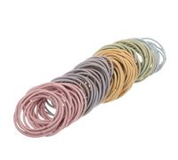 SUPVOX 100 pièces Élastiques Cheveux sans Couture Bandes Fines Antidérapantes pour Femmes et Garçon Fille Accessoires Pratiques pour Queues de Cheval Simples et Confortables