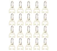 SUPVOX 100 Pièces Lot de Roulettes Coulissantes en Plastique Beige Structure à Billes pour Rideaux en Coton, Protection des Tissus et Stabilité, pour Rénovation Maison et Petits Espaces
