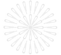 SUPVOX 100 Pièces Pinces Multifonctionnelles pour Hauts Pinces Crocodiles à Linge de Pliage pour Vêtements de Fixation pour Pantalons et Chaussettes