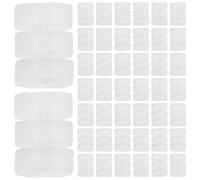 SUPVOX 100 Pièces Protections de Câble de Frein Vélo Silicone Anneaux O Transparents pour Embouts de Gaine Protection Cadre Anti-bruit et Vibration Compatibles Vtt et Route