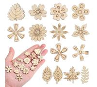SUPVOX 100 Pièces Tranches En Bois De Noël Décor En Bois Pour Scrapbooking Bricolage Et Loisirs Créatifs Formes Naturelles Pour Embellissements Projets Artistiques Et Activités Enfants