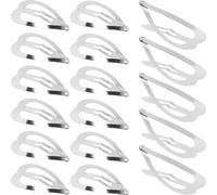SUPVOX 100 Pinces à Cheveux de Cœur 3 CM Barrettes à Pression Métalliques Couleur Nickel Accessoires Kawaii pour Cheveux Épais Lot de 100 Pièces pour Filles et Occasions Spéciales