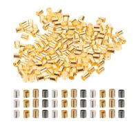 SUPVOX 1000 Perles à Écraser pour Création de Bijoux DIY Embouts Tubulaires pour Bracelets et Colliers Fournitures de Loisirs Créatifs Accessoires pour Montage Facile de Bijoux