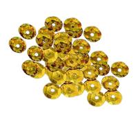 SUPVOX 1000pcs Paillette en Vrac Sequins Paillettes Couture Loisirs Créatifs pour Bricolage Fabrication d'Artisanat 6mm Or