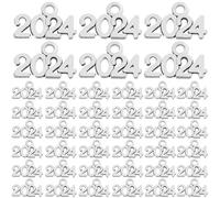 SUPVOX 100pièces Pendentif Chiffre Et Breloques Pour Création De Colliers Et Bracelets