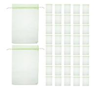 SUPVOX 100pièces Sacs Organza pour Protéger Les Fruits Sacs à Fruits à Cordon Filet Emballage pour Et Légumes Protections pour Produits à Base De