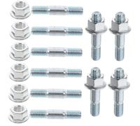 SUPVOX 10ensembles Lot De Vis Doubles Pour Tronçonneuse Avec Écrous Fixation Robuste De Guide-chaîne Durables Métal Pour Stabiliser La Barre De Scie