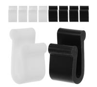 SUPVOX 10pcs Clips de Couvercle en Silicone pour Cocotte Néerlandaise et Poêle, Protection Antidérapante et Résistante Lave-vaisselle, pour Empilage et Affichage