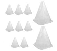 SUPVOX 10pièce Housses De Jardin Transparentes Prolongateurs pour Semis Protection Intempéries pour Plantes Housse De Réutilisable pour Légumes Et Plates-Bandes