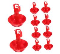 SUPVOX 10pièces Abreuvoirs Automatiques pour Poules et Dindes Système Abreuvement pour Volailles Facile à Nettoyer