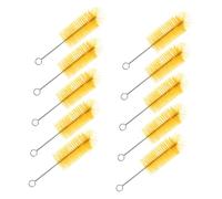 SUPVOX 10pièces Brosse de Nettoyage pour Biberons Gobelets et Tubes à Essai Lot Manche Ergonomique pour Nettoyage Facile et Hygiène Irréprochable