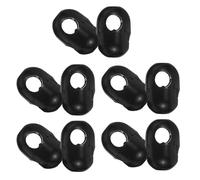 SUPVOX 10pièces Connecteur pour Corde Escalade Boucle Métallique Fixation pour Corde de Balançoire Adapté aux Structures de Jeux aux Parcours Obstacles Supporte Charges Lourdes Montage