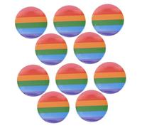 SUPVOX 10pièces Lot De Épingles à Revers Arc-ciel Badges De Fierté Lgbtq Broches Pour Décorations Événement Épingle De Drapeau Pour Célébrations De Fierté