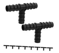 SUPVOX 10pièces Tuyaux Raccords De Ligne Goutte à Goutte Équipement Irrigation Automatique Système pour Légumes Connecteur Cannelé Connecteurs à