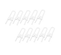 SUPVOX 10pièces Verrous de Sécurité Forme de U pour Portes Coulissantes et Lot pour Sécurité Garçon Fille Adaptés aux Poignées de Porte et Placards