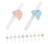 SUPVOX 12 ensembles Kit Pailles Silicone Réutilisables avec Clips pour Bols Straws et Durables Accessoires Pratiques Infantile Coloris Pastel