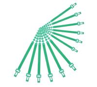 SUPVOX 12 pièces Attaches Tuteurs Réglables pour Plantes de Bandes de Support PE pour et Arbustes pour Jardinage Soutien des Plantes