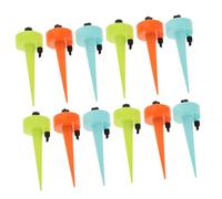 SUPVOX 12 Pièces Automatic Watering Spikes with Adjustable Drip Control Plastic Drip Irrigation Waterer for Indoor and Outdoor Plants Self Watering Stakes for Garden and Pot Use