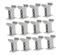 SUPVOX 12 Pièces Blocs de Soutien Multi Compatible avec Toutes Les Marques pour Modèles de Trains et Activités Familiales