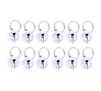 SUPVOX 12 pièces Clochettes pour Animaux Argenté Accessoires pour Collier Chat et Chien avec Boucle de Sécurité pour Repérer Vos Compagnons