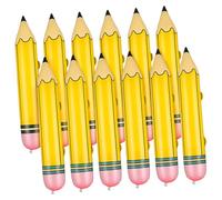 SUPVOX 12 pièces Jouets Gonflables Crayon de Pencils PVC Décorations de Salle de Classe et Accessoires de Fête Colorés Couleur Aléatoire Couleur Aléatoire