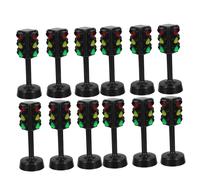 SUPVOX 12 pièces Lot de Mini Feux de Signalisation Modèles de Lampes de Signalisation Amusantes pour Garçon Fille Éducation Routière