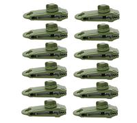 SUPVOX 12 pièces Lot de Pinces Vent pour Bâche et Tente Clips avec Verrouillage Spirale Fixation Résistante pour Camping Auvents et Voile Dombrage Accessoires pour Activités Extérieures