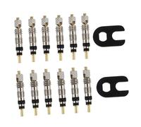 SUPVOX 12 Pièces Potence De Vélo avec Noyau De Valve Française Extracteur Et Outil De Réparation pour Pneus Tubeless Lot