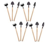 SUPVOX 12 Pièces Set de Outils de Jardinage Miniatures Robuste Ensemble Complet Comprenant Pelle Râteau et Transplantoir pour Plantes Intérieur et Extérieur