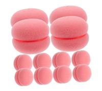 SUPVOX 12pièces Cheveux Mousse Forme De Champignon Outils De Coiffure Sans Chaleur Pour Femmes Et Filles Créateurs De Vagues Paresseuses Parfaits Pour Usage Nocturne Et Types De Cheveux