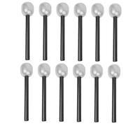 SUPVOX 12Pièces Microphones Simulés Accessoires de Karaoké pour Garçon Fille Décorations de Fête Halloween et Costumes de Cosplay Réalistes