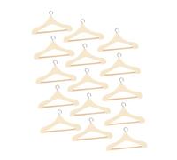SUPVOX 15 pièces Cintres Miniatures pour Maison de Poupée Accessoires pour Dressing de Poupées Mini Cintres Simples et Robustes pour Décoration et Rangement