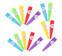 SUPVOX 15 pièces Kazoo Plastique Coloré Instrument Musical Portable et Facile à Tenir Daccompagnement pour Garçon Fille