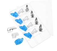 SUPVOX 15 pièces Médiators pour Guitare Acier Inoxydable et Celluloïd avec Boîte de Rangement Compartiments Onglets Pouce Fins et Durables pour Guitare et Basse Couleur Couleur