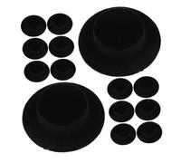 SUPVOX 15 Pièces Miniature Doll Hats DIY Craft Decorations Flocking Medium Clown Hats for Doll Accessories and Holiday Party Supplies