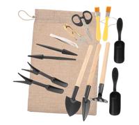 SUPVOX 15 Pièces Outils de Jardinage Miniatures Ensemble Portable pour Plantes Outils de Transplantation de Culture pour Extérieurs