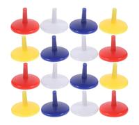 SUPVOX 150 Marqueurs de Balle de Golf Ronds 18 MM en Plastique Multicolores Ensemble de Marqueurs pour Putting et Tee Accessoires Légers et Conformes pour Usage Intérieur et Extérieur