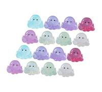 SUPVOX 16pièces Figurines De Mini-Poulpe Résine Ornement De Poulpe pour Pot De Bonsaï Décor pour Mini Jardin