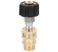 SUPVOX 1Ensemble Adaptateur de Tuyau de Lave Glace à Haute Pression vers Connecteur Rapide pour Nettoyeurs de Pression et Aérographes et Durable