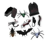 SUPVOX 1Ensemble Mini Décorations Halloween Tombeaux et Figurines Animaux pour Aménagement de Décorations et Élégantes pour Fête Halloween