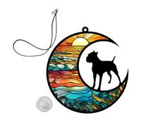 SUPVOX 1ensemble Ornement De Chien Lune Pendentif Suspendu Décoratif Pour Maison Commémoration Pour Amoureux Des Animaux Décoration Intérieure Et Extérieure