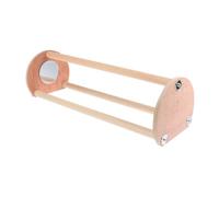 SUPVOX 1pièce Perchoir pour Oiseaux avec Miroir Support Multifonctionnel pour Poules Et Perroquets Jouet Naturel pour Oiseaux