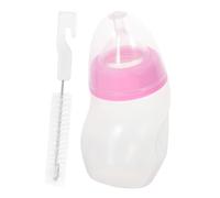 SUPVOX 1pièces Bouteille De Nourriture pour Chiots Et avec Brosse De Nettoyage Biberon Pratique Et Couleur Aléatoire pour Petits Animaux
