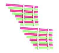 SUPVOX 2 ensembles Éducatif DIY Flûte de Pan pour Garçon Fille Kit Scientifique Léger et Portable Instrument de Musique Plastique et Métal Expérience Musicale Pratique pour Apprentissage