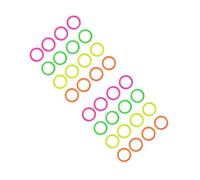 SUPVOX 2 Ensembles Jeux De Cerceaux De Cerceaux Solides pour Diamètre Intérieur De Diamètre Couleurs Aléatoires Amusement Coordination pour Petits Couleur Pièces * 2