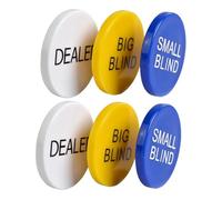 SUPVOX 2 Ensembles Lot Jetons de Poker pour Bingo Accessoires de Jeux de Cartes Jetons Numérotés et Polyvalents pour Jeux de Hasard et Tournois