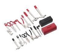 SUPVOX 2 Ensembles Miniature Dollhouse Tool Kit with Realistic Hammer Pliers Wrench Screwdriver in and Boxes for Micro Landscape and Doll House Decoration